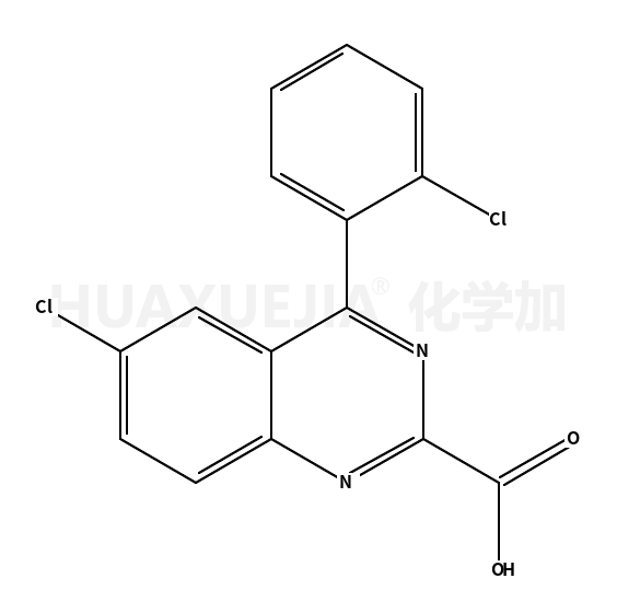 6-Chloro-4-(2-chlorophenyl)-2-quinazolinecarboxylic Acid