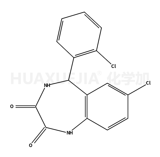 7-chloro-5-(2-chlorophenyl)-4,5-dihydro-1H-1,4-benzodiazepine-2,3-dione