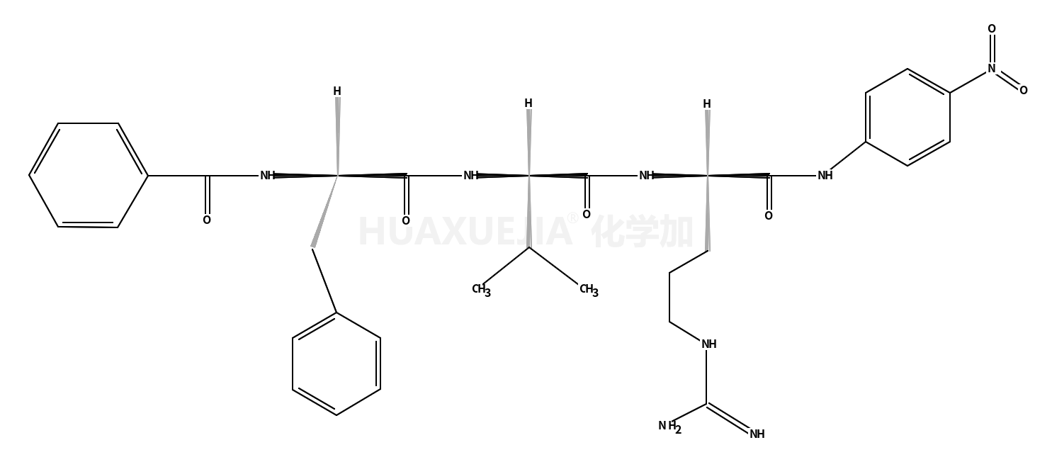 N-苯甲酰-L-苯丙-L-缬氨酰-L-精氨酸-4-硝基苯胺盐酸盐