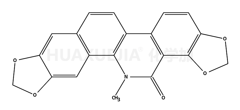 13-methyl-(1,3)Benzodioxolo(5,6-C)-1,3-dioxolo(4,5-I)phenanthridin-14(13H)-one