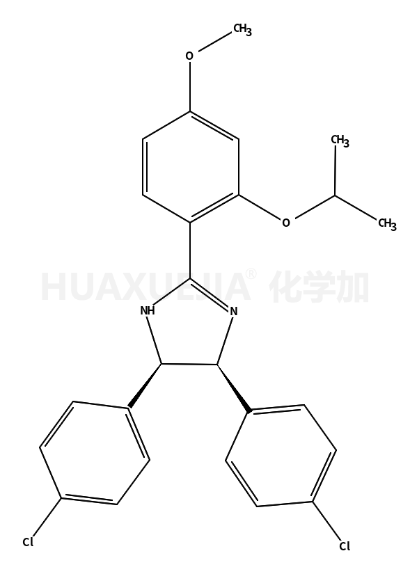 (4R,5S)-4,5-Bis(4-chlorophenyl)-2-(2-isopropoxy-4-methoxyphenyl)- 4,5-dihydro-1H-imidazole