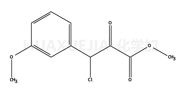 3-chloro-3-(3-methoxy-phenyl)-2-oxo-propionic acid methyl ester