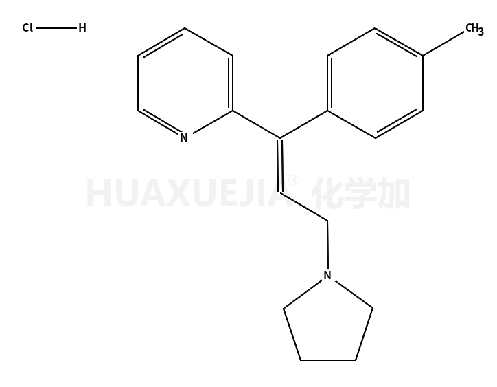 2-(1-(4-甲基苯基)-3-(1-吡咯烷基)-1-丙烯基)吡啶盐酸盐