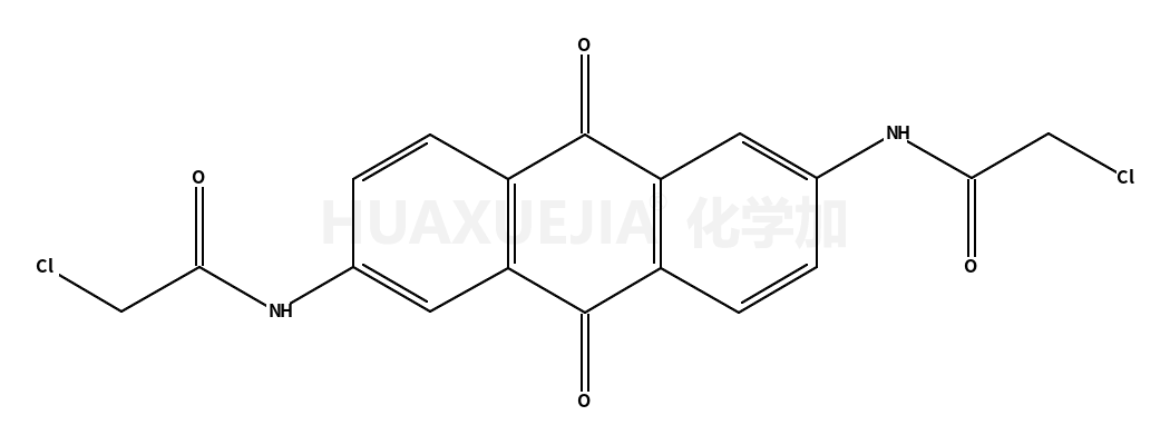 2,6-bis(2-chloroacetamido)anthracene-9,10-dione