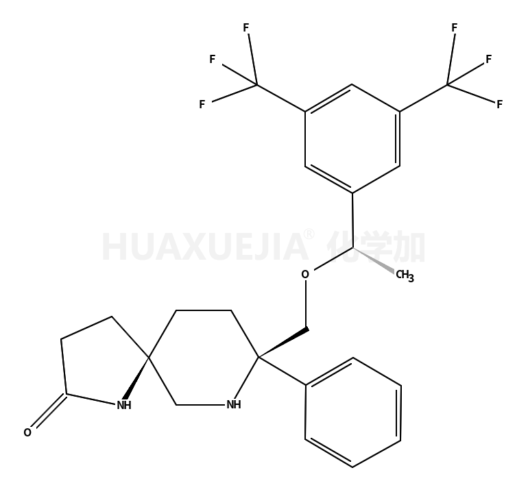 (5S,8S)-8-[[(1R)-1-[3,5-bis(trifluoromethyl)phenyl]ethoxy]methyl]-8-phenyl-1,9-diazaspiro[4.5]decan-2-one