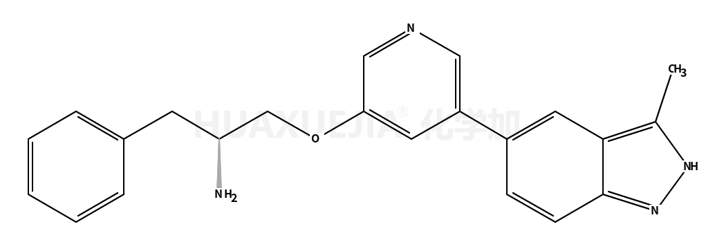 (alphaS)-alpha-[[[5-(3-甲基-1H-吲唑-5-基)-3-吡啶基]氧]甲基]苯乙胺