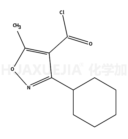 3-cyclohexyl-5-methyl-1,2-oxazole-4-carbonyl chloride
