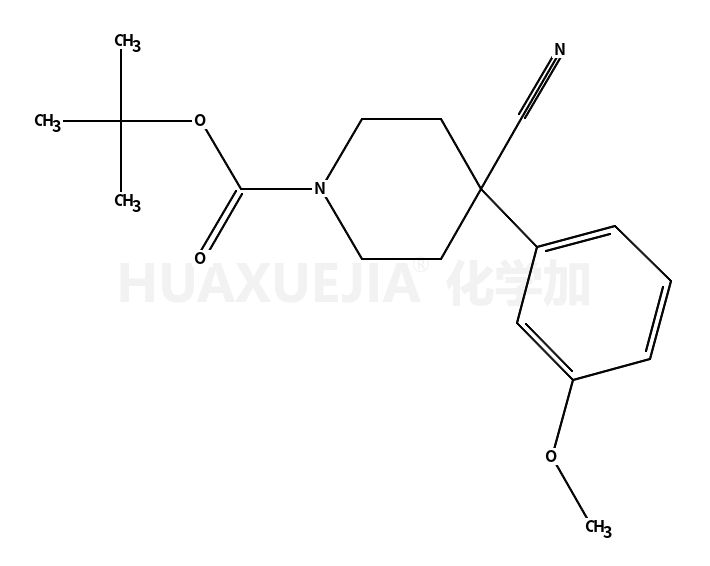 1-Boc-4-氰基-4-(3-甲氧基苯基)哌啶