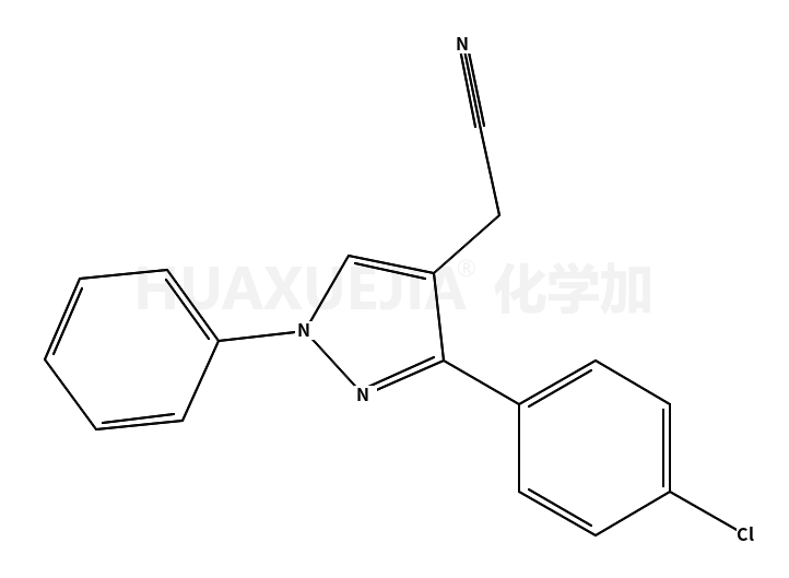 2-[3-(4-chlorophenyl)-1-phenylpyrazol-4-yl]acetonitrile