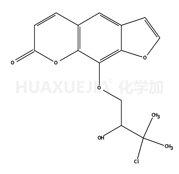 9-{[(2R)-3-Chloro-2-hydroxy-3-methylbutyl]oxy}-7H-furo[3,2-g]chro men-7-one