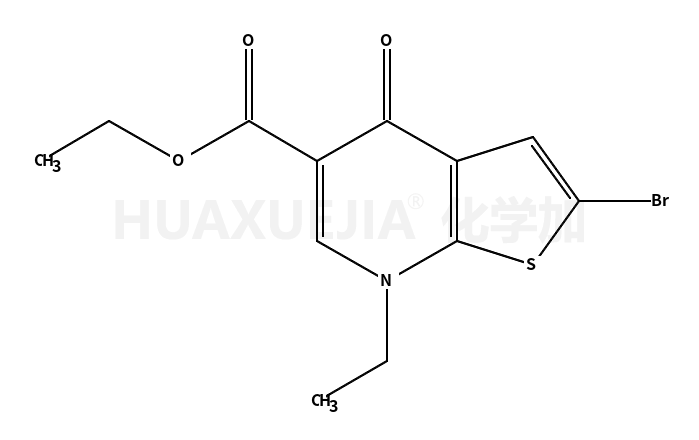 ethyl 2-bromo-7-ethyl-4-oxothieno[2,3-b]pyridine-5-carboxylate