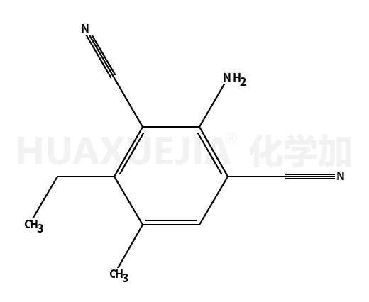 2-amino-4-ethyl-5-methylbenzene-1,3-dicarbonitrile55525-92-3