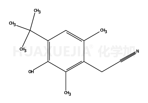3-羟基-4-(1,1-二甲基乙基)-2,6-二甲基苯乙腈