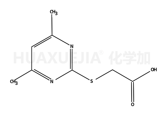 2-(羧基甲基硫代)-4,6-二甲基嘧啶一水合物