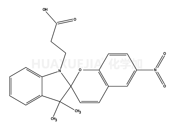 1-(beta-carboxyethyl)-3,3-dimethyl-6'-nitrospiro(indoline- 2,2'-2H-benzopyran)