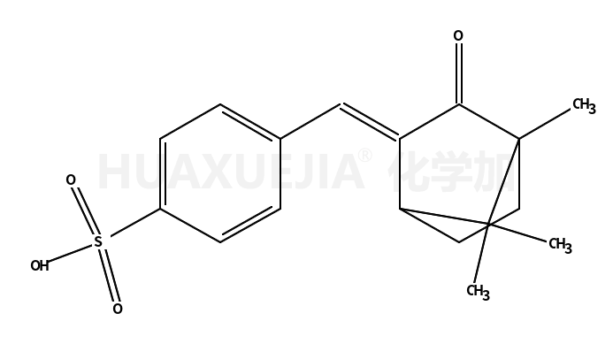 4-((4,7,7-Trimethyl-3-oxo-bicyclo(2.2.2)hept-2-ylidene)methyl)benzenes ulfonic acid