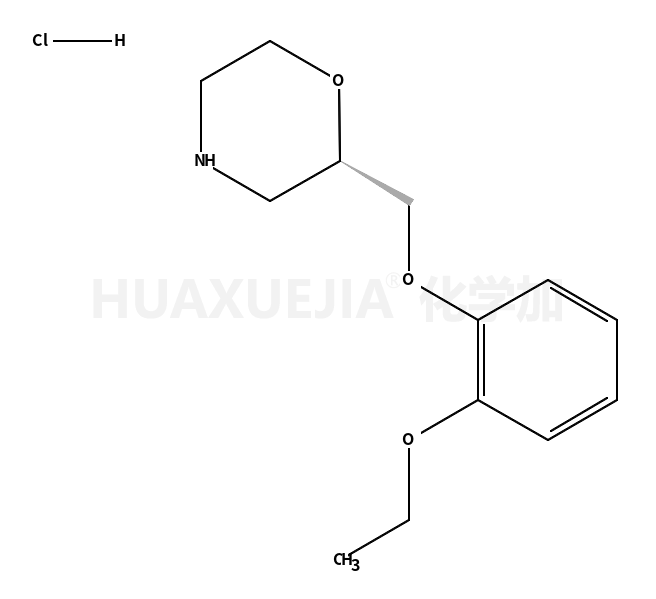 (R)-2-((2-乙氧基苯氧基)甲基)吗啉盐酸盐(M20-R)