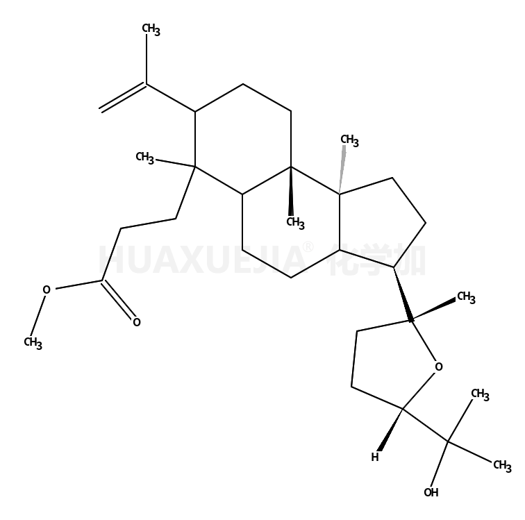 Methyl 3-{(3S,3aR,5aR,6S,7S,9aR,9bR)-3-[(2S,5S)-5-(2-hydroxy-2-pr opanyl)-2-methyltetrahydro-2-furanyl]-7-isopropenyl-6,9a,9b-trime thyldodecahydro-1H-cyclopenta[a]naphthalen-6-yl}propanoate