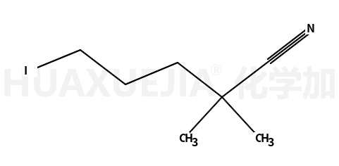 5-iodo-2,2-dimethylpentanenitrile