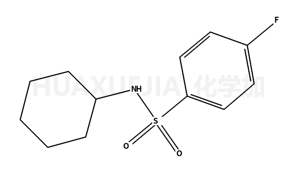 N-CYCLOHEXYL 4-FLUOROBENZENESULFONAMIDE