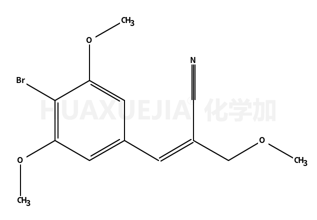 3-(4-bromo-3,5-dimethoxyphenyl)-2-(methoxymethyl)acrylonitrile
