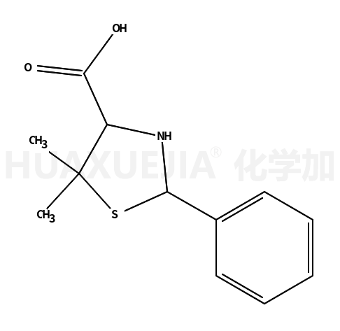 5,5-Dimethyl-2-phenyl-1,3-thiazolidine-4-carboxylic acid
