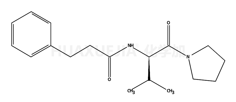 Benzenepropanamide, N-[(1S)-2-methyl-1-(1-pyrrolidinylcarbonyl)propyl]-；AS-1
