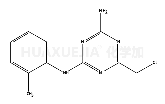 6-(Chloromethyl)-N-(2-methylphenyl)-1,3,5-triazine-2,4-diamine
