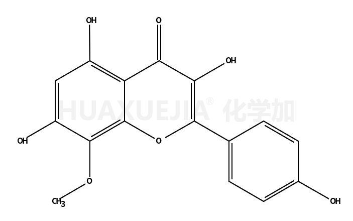 8-甲氧基山奈酚; 8-甲氧基莰非醇