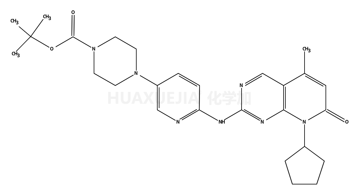 4-[6-[(8-Cyclopentyl-5-methyl-7-oxo-7,8-dihydropyrido[2,3-d]pyrimidin-2-yl)amino]pyridin-3-yl]piperazine-1-carboxylic acid tert-butyl ester