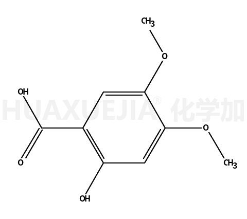 2-羟基-4,5-二甲氧基苯甲酸