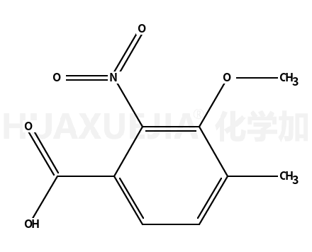 3-甲氧基-4-甲基-2-硝基苯甲酸