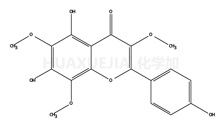 5,7-dihydroxy-2-(4-hydroxyphenyl)-3,6,8-trimethoxychromen-4-one