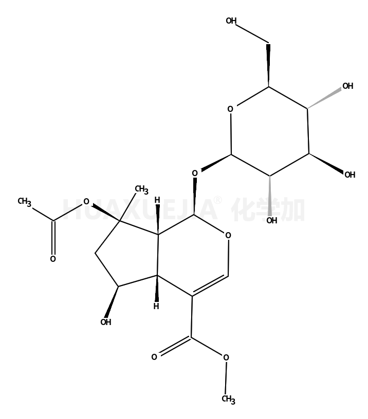 methyl (1S,4aS,5R,7S,7aS)-7-acetyloxy-5-hydroxy-7-methyl-1-[(2S,3R,4S,5S,6R)-3,4,5-trihydroxy-6-(hydroxymethyl)oxan-2-yl]oxy-4a,5,6,7a-tetrahydro-1H-cyclopenta[c]pyran-4-carboxylate