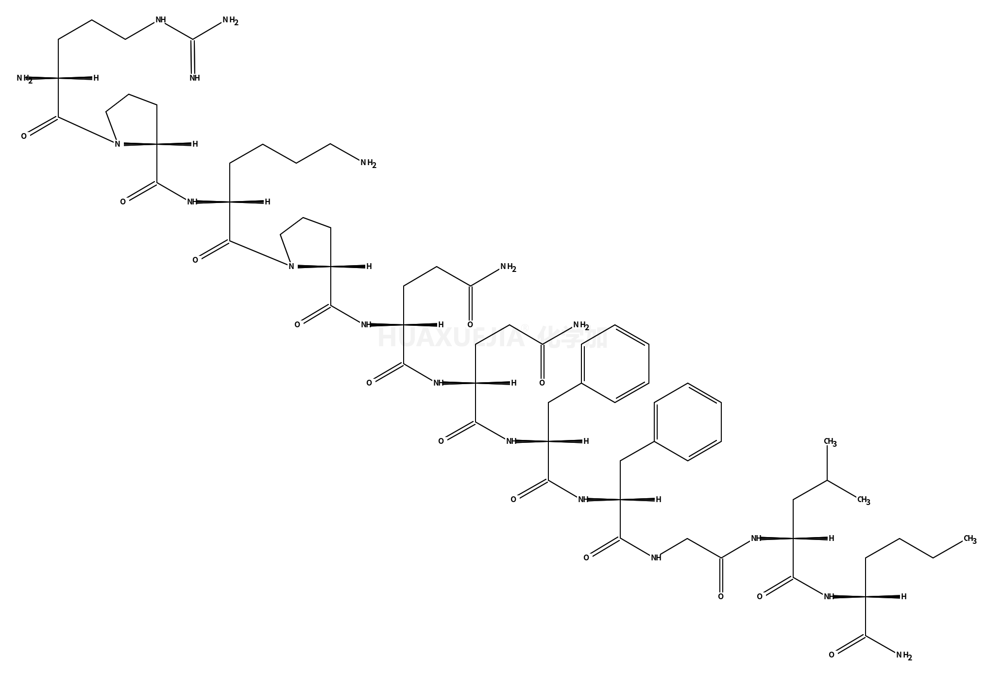 ARG-PRO-LYS-PRO-GLN-GLN-PHE-PHE-GLY-LEU-NLE-NH2: RPKPQQFFGL-NLE-NH2