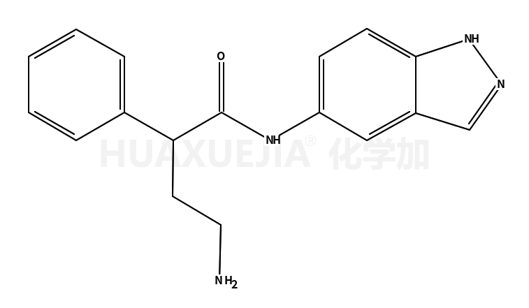 4-氨基-N-(1H-吲唑-5-基)-2-苯基-丁酰胺