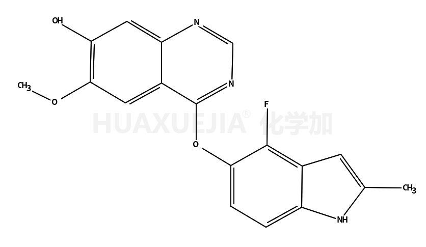 4-(4-氟-2-甲基-1H-吲哚-5-基氧基)-6-甲氧基喹唑啉-7-醇