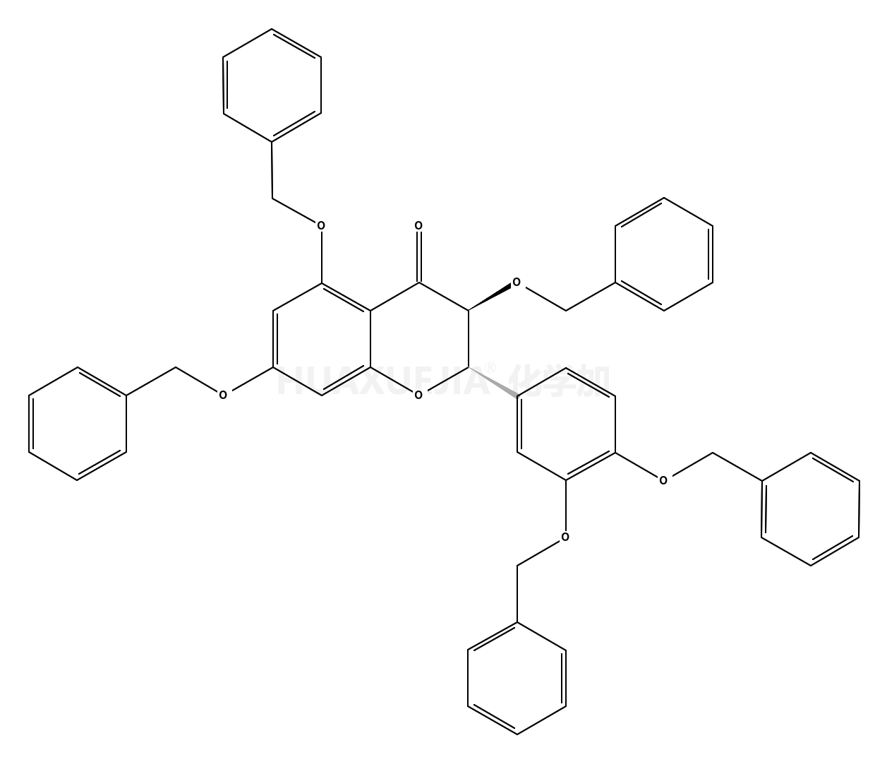 (2R,3R)-2-[3,4-Bis(phenylmethoxy)phenyl]-2,3-dihydro-3,5,7-tris(phenylmethoxy)-4H-1-benzopyran-4-one