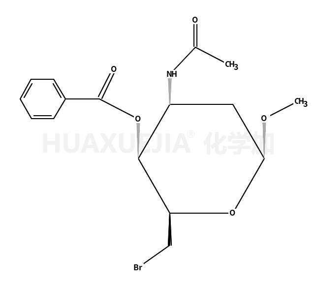 Methyl 3-Acetylamino-4-O-benzoyl-6-bromo-2,3,6-trideoxy -α-D-ribo-hexopyranoside