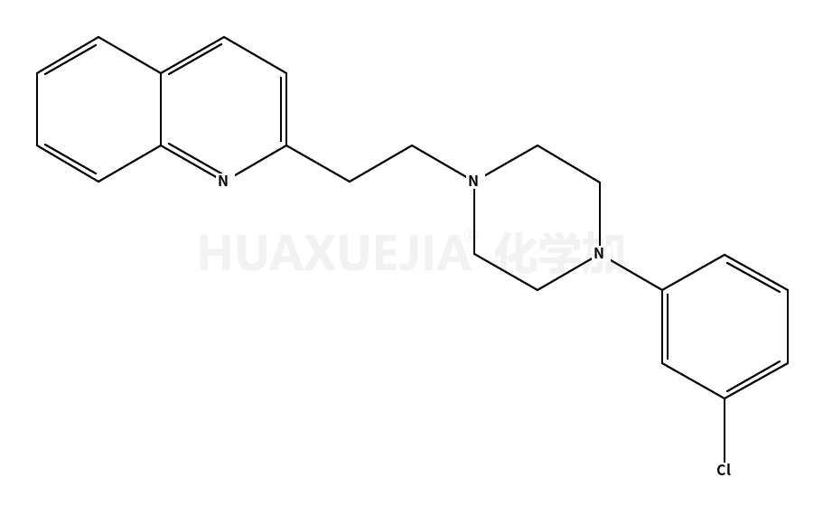 2-[2-[4-(3-chlorophenyl)piperazin-1-yl]ethyl]quinoline