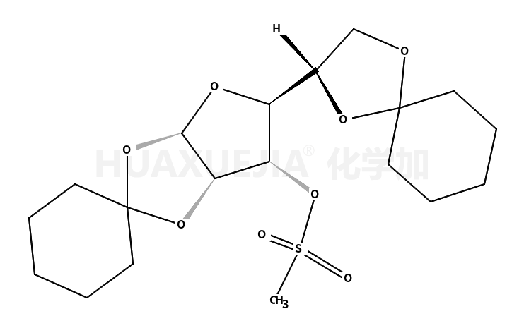 1,2:5,6-DI-O-CYCLOHEXYLIDENE-3-O-METHYLSULFONYL-ALPHA-D-ALLOFURANOSE