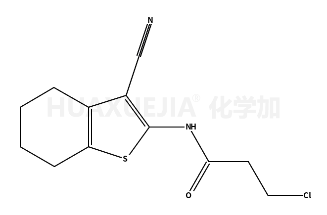 3-氯-N-(3-氰-4,5,6,7-四氢苯并[B]噻吩-2-基)丙酰胺