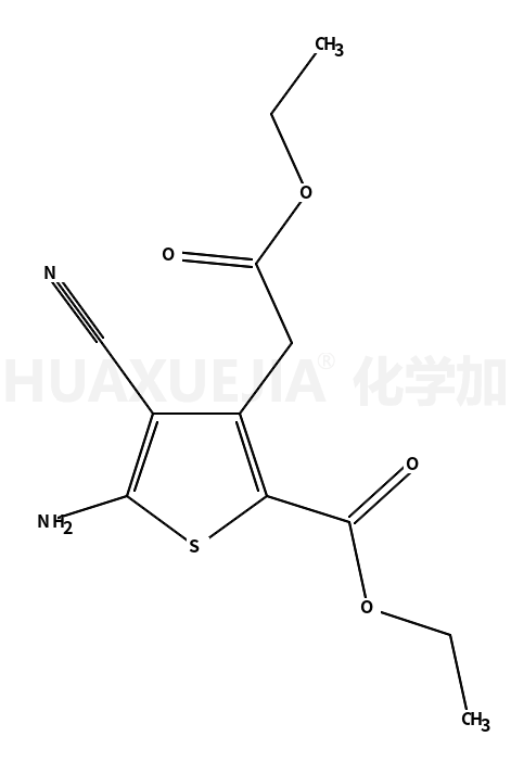 5-氨基-4-氰基-3-(2-乙氧基羰甲基)噻吩-2-羧酸乙酯