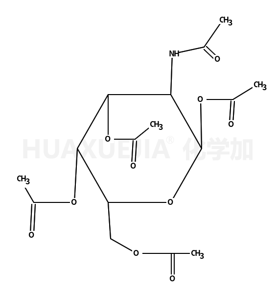 3-Acetamido-6-(acetoxymethyl)tetrahydro-2H-pyran-2,4,5-triyl triacetate