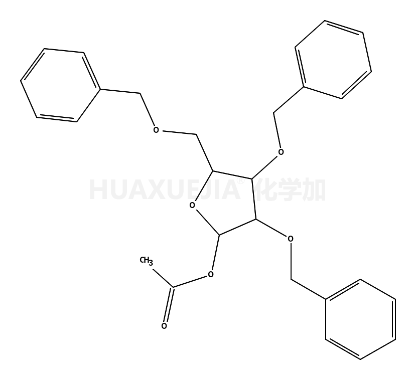 1-乙酰氧基-2,3,5-三苄氧基-D-呋喃核糖