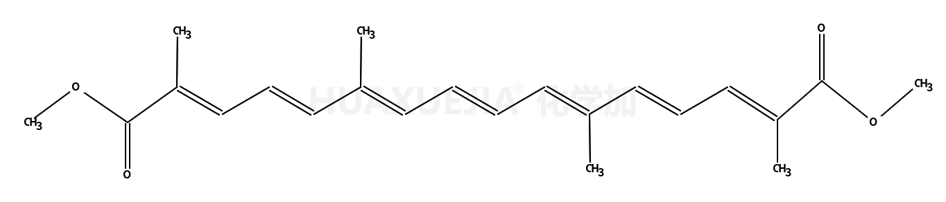 dimethyl (2E,4E,6E,8E,10E,12E,14E)-2,6,11,15-tetramethylhexadeca-2,4,6,8,10,12,14-heptaenedioate
