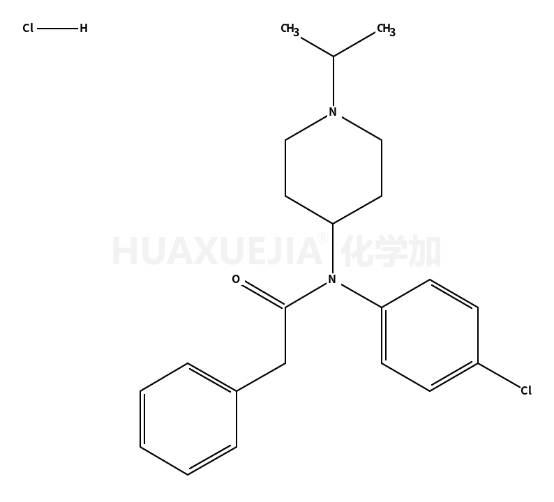 N-(4-氯苯基)-n-(1-异丙基-4-哌啶)苯乙酰胺盐酸盐