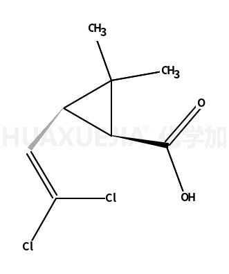 trans-3-(2,2-Dichlorovinyl)-2,2-dimethylcyclopropanecarboxylic acid