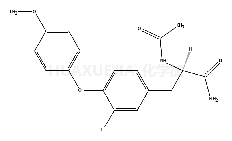 N-ACETYL-3-IODO-4-(4-METHOXYPHENOXY)-L-PHENYLALANINE AMIDE