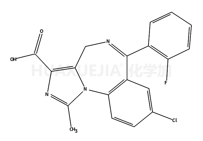 8-氯-6-(2-氟苯基)-1-甲基-4H-咪唑并[1,5-a][1,4]苯并二氮杂卓-3-羧酸